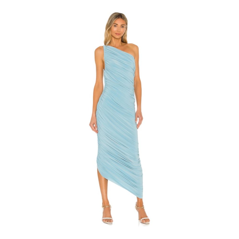 Norma Kamali Designer REVOLVE Diana Gown in Powder Blue